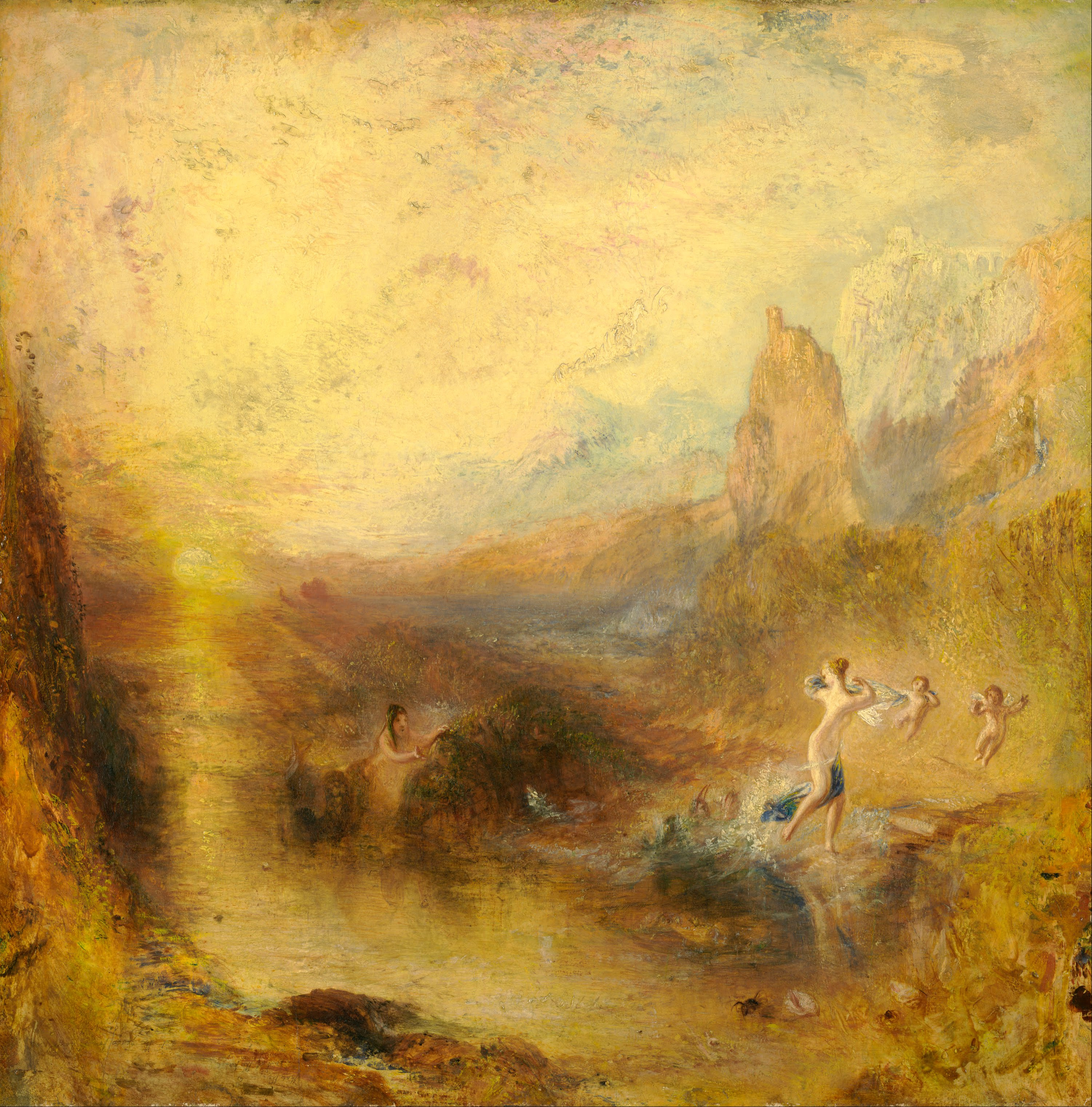 Glaucus and Scylla by J. M. W. Turner, Kimbell Art Museum AP 1966.11